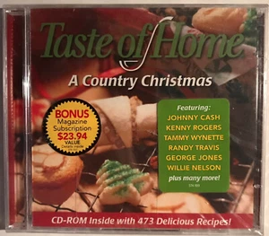 "Taste of Home" - A Country Christmas - 14 Selection CD + Bonus CD-Rom - New - Picture 1 of 2
