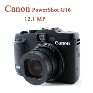 Canon PowerShot G16 fotocamera digitale zoom ottico 5x con scheda SD/batteria/caricabatterie - Foto 1 di 8