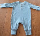 Baby Boys Blue Footless Romper Outfit 0-3 Months Playsuit Babygrow Sleepsuit