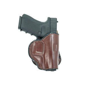 PADDLE LEATHER HOLSTER FOR BERETTA 92X COMPACT. OWB PADDLE ADJUSTABLE CANT.