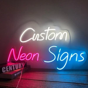 Custom LED Neon Light Sign Personalized Wedding Birthday Party For Wall Decor - Picture 1 of 9