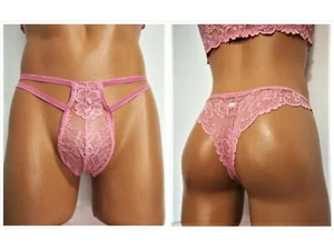 Rosa Jockstrap Schwule Erotik Sissy Höschen BBC Shemale Crossdresser Transgender - Bild 1 von 18