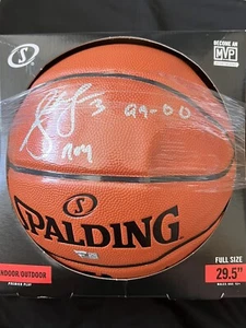 STEVE FRANCIS Houston Rockets Autographed Spalding Ball ROY 99-00 Rookie Auto - Picture 1 of 3