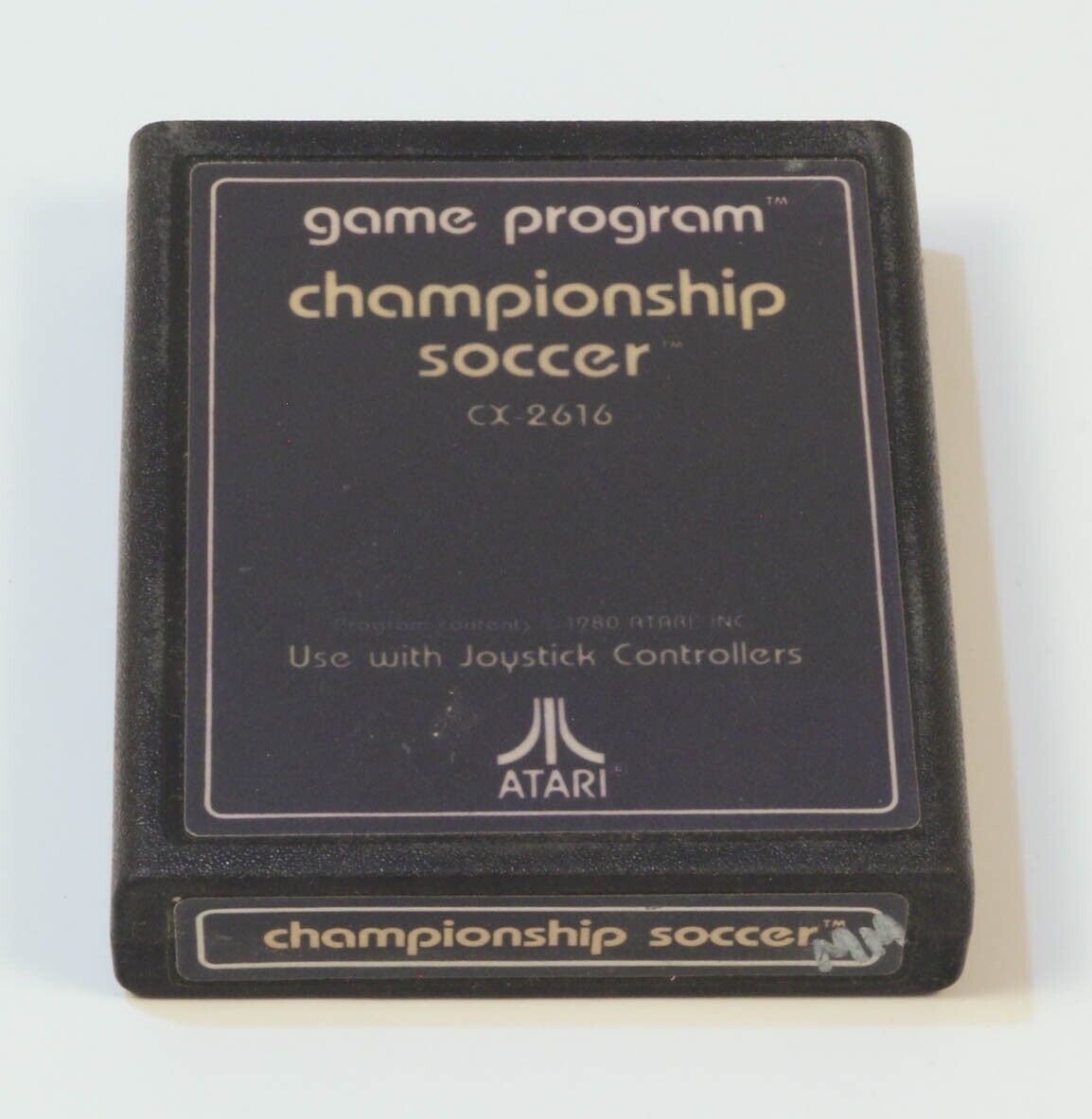 Atari 2600 Game Tested and Working Text Championship Soccer