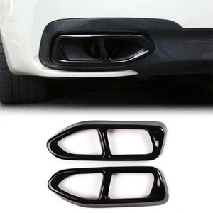 Cubierta de escape de acero inoxidable negro para BMW 7 Series G11 G12 16-18 - Imagen 1 de 8