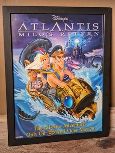 Poster Disney Atlantis Milos Return Vintage Promo Pubblicità Stampa NewsReel 8,5 X 11 - Foto 1 di 4