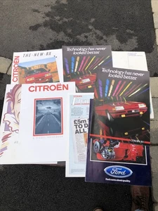 Auto Prospekte Citroen & Ford 80er Jahre - Bild 1 von 8