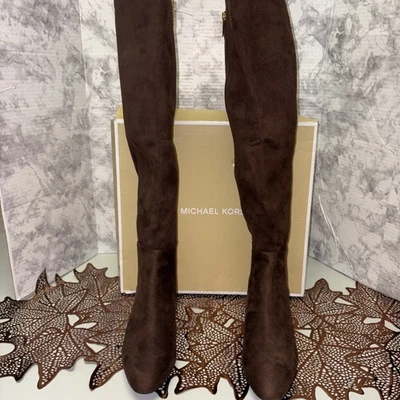 MICHAEL Michael Kors Womens Faux Suede BRADEN MID Boot 6.5  NIB - Image 1 of 4