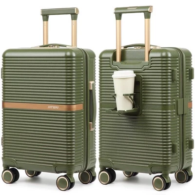 Equipaje de mano ligero de 20 pulgadas con ruedas giratorias, bloqueo TSA, duradero A... Foto 1 de 4