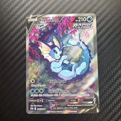Vaporeon V SWSH181 SWSH: Sword & Shield Promo Cards Holo - Image 1 of 4