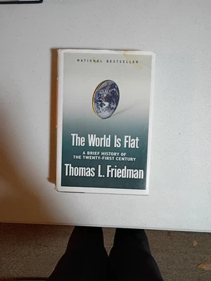 The World Is Flat by Thomas L. Friedman (HC, 2005) First Edition - Image 1 of 4