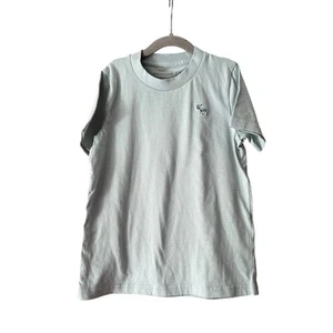 Abercrombie Kids Boys' Essential Icon Crewneck T-Shirt Short Sleeve Blue SZ 7-8 - Picture 1 of 8