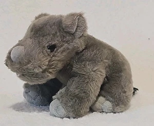 Wild Republic Baby Rhinoceros 8 inch Plush Gray Realistic # 10846 Rhino Cuddle - Picture 1 of 8