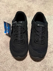Champion Men's Athletic Shoes Black Mesh Lace Up Casual Sneakers New size 10 - Picture 1 of 10