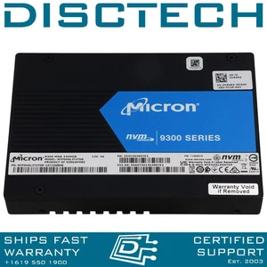 3.2TB U.2 NVMe SSD Micron 9300 Max MU 3 DWPD NEW (Almost 3.84TB 4TB) - Picture 1 of 3