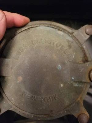 Russell&Stoll company New York brass nautical lamp - Image 1 of 4