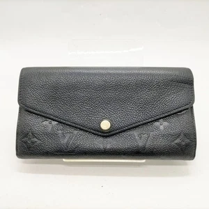 Louis Vuitton LV Long Wallet Black Monogram Empreinte 4400528 - Imagen 1 de 11
