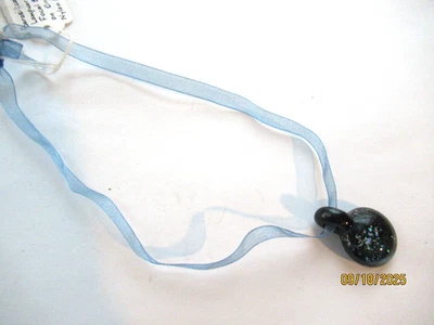 Colgante de cristal de murano ópalo sintético triturado barosilicato Foto 1 de 4