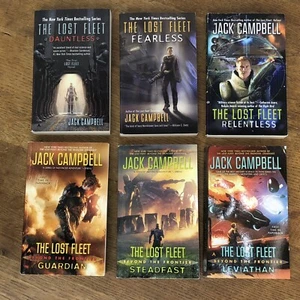 The Lost Fleet Series PB Book Lot 6 Jack Campbell 1, 2, 5, 10, 11, 12 Dauntless - Picture 1 of 8