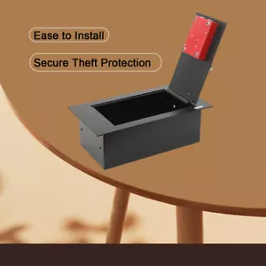 Caja fuerte de piso oculta subterránea de placa de acero para armas dinero joyería seguridad para el hogar - Imagen 1 de 13