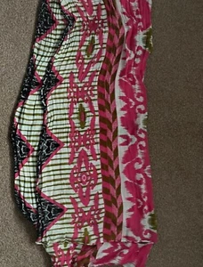 Stella & Dot Pink Ikat Scarf - Picture 1 of 2