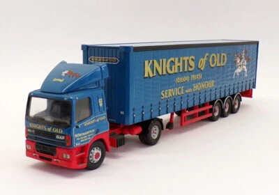 Corgi 1/50 Scale Diecast 75405 - Leyland DAF Curtainside - Knights Of Old - Imagen 1 de 4
