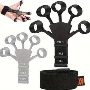 HAND GRIP STRENGTHENER POWER TRAINER GRIP ADJUSTABLE GYM EXERCISER FOREARM WRIST - Picture 1 of 12