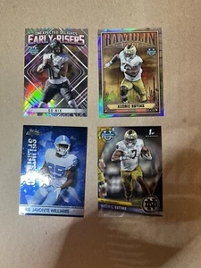 Bo Nix Audric Estime Javonte Williams 4 Card Lot Denver Broncos - Imagen 1 de 12