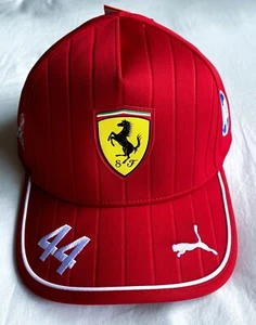 Puma Scuderia Ferrari HP 2025 F1 Driver Lewis Hamilton Baseball Cap Adult - New - Picture 1 of 12