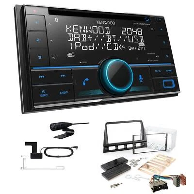 Kenwood DPX-7300DAB Autoradio Bluetooth für KIA Picanto 2004-2007 in schwarz - Bild 1 von 4