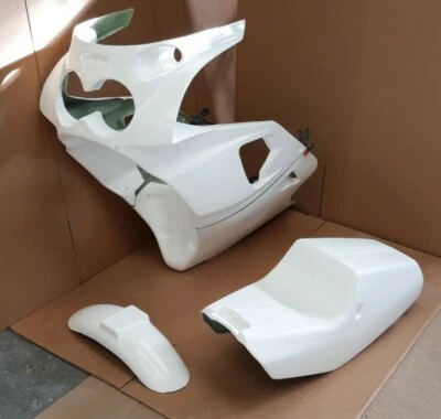 Juego de paneles de carenado Yamaha FZR750 R OW01 fibra de vidrio nuevo conjunto raro Foto 1 de 4