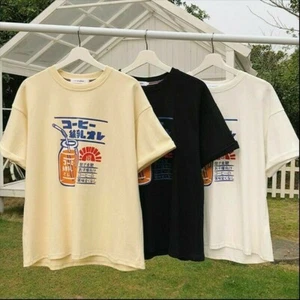 Mädchen Kurzarm T-Shirt Tops Rundhals Japanisch Oversize Locker Freizeit - Bild 1 von 11