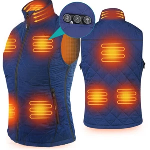 ARRIS Gilet Riscaldato Donna Taglia Regolabile 7.4V Gilet Elettrico 8 Cuscinetti Riscaldanti - Foto 1 di 25