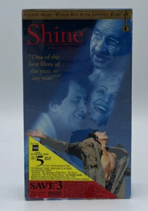 NEW SEALED Shine (VHS, 1997) Gene Hackman, Geoffrey Rush, Armin Mueller-Stahl - Picture 1 of 4