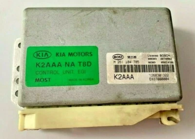 Unidad de control del motor Kia Sephia 1998-1999 ECU K2AAANAT8D Foto 1 de 4