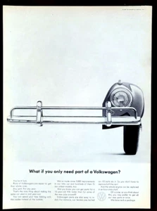 Volkswagen Beetle Original 1962 Vintage Print Ad - Picture 1 of 1
