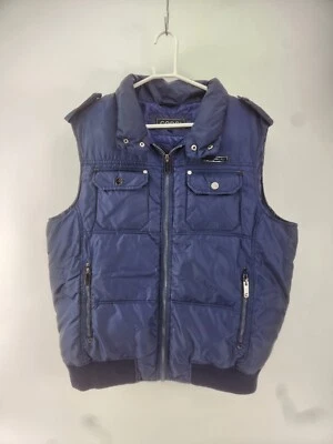 COOGI Mens Blue Puffer Vest Size 2X Sleeveless Full Zip - Image 1 of 4