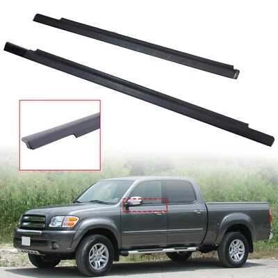 2pcs Front Door Window Belt Weatherstrip For Toyota Tundra 2004-2006 Foto 1 de 4