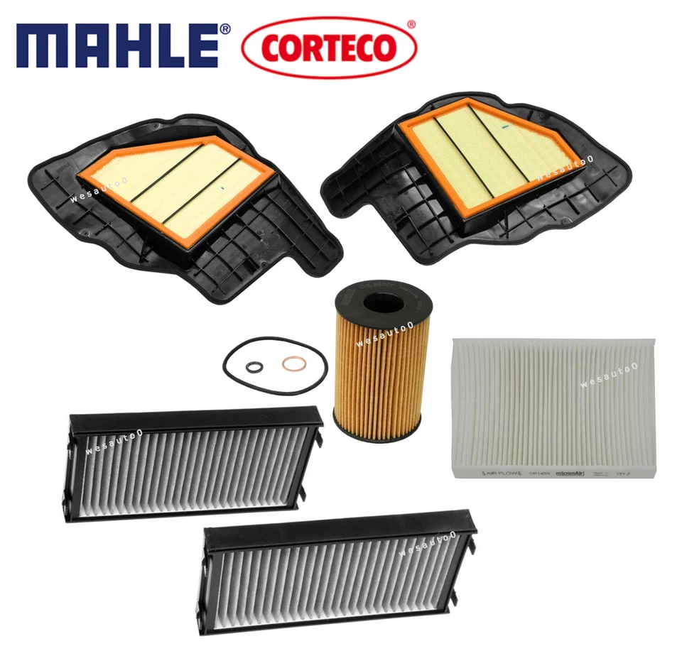 Air Filter Oil Filter AC Cabin Filter Kit OEM for BMW X5 X6 xDrive50i - Image 1 of 1