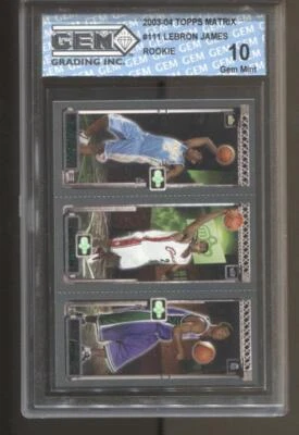 2003-04 Lebron James Topps Matrix #111 Anthony Ford Gem Mint 10 RC LA Lakers - Image 1 of 2