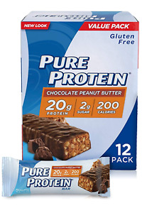 Pure Protein Bars, High Protein, Nutritious Snacks,Low Sugar, Gluten Free 1.76oz