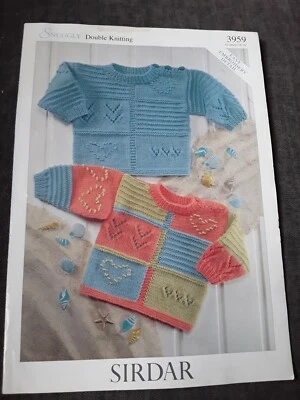 knitting pattern,  double knitting,  sweaters, sirdar - Image 1 of 2
