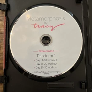 Tracy Anderson Method: Metamorphosis Omnicentric: Transform 1 DVD VIDEO fitness - Picture 1 of 3
