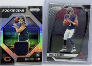 Caleb Williams - 2024 Panini Prizm Rookie Gear Holo #RH-CWS & Base (RC) #301 - Bild 1 von 2