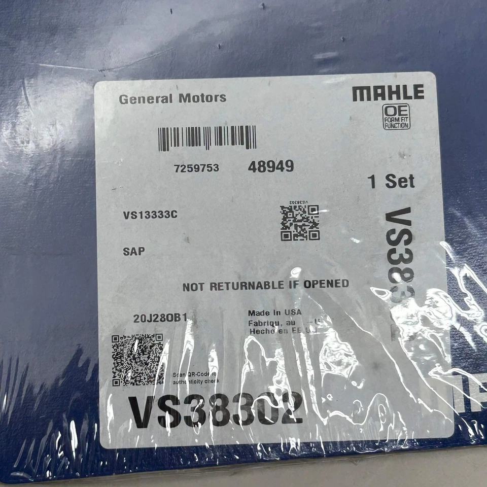 MAHLE Valve Cover Gasket Replacement Set For Cadillac VS38302 - Image 1 of 4