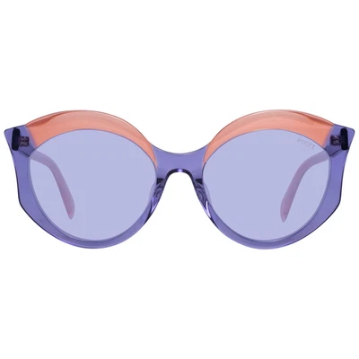 Gafas de sol informales Emilio Pucci EP 0146 para mujer púrpura de plástico mariposa Foto 1 de 4