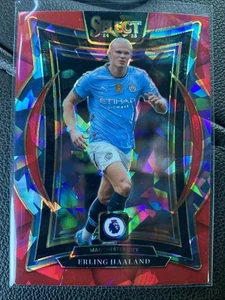 2024-25 Select Premier League Red Ice Prizm Erling Haaland #51 Terrace - Bild 1 von 2