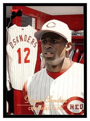 Deion Sanders #172 1994 Studio Cincinnati Reds - Image 1 of 2