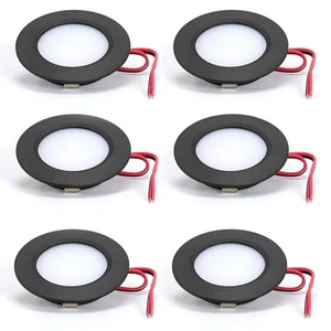 6 LED Lights 12V 3W for Recessed Ceiling Lighting in RVs and For Boats - Picture 1 of 6