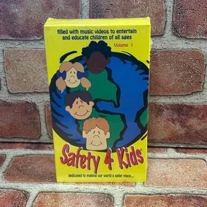 Safety 4 Kids Volume 1 VHS Sealed Music Videos Educational Children’s Safety - Picture 1 of 4
